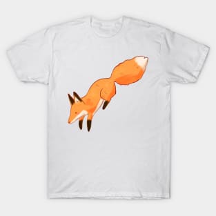 Cute fox jumping illustration T-Shirt